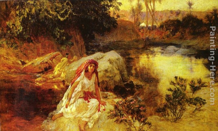 Frederick Arthur Bridgman At The Oasis